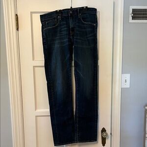 Mens AG Adriano Goldschmied Indigo Slim Leg Jeans